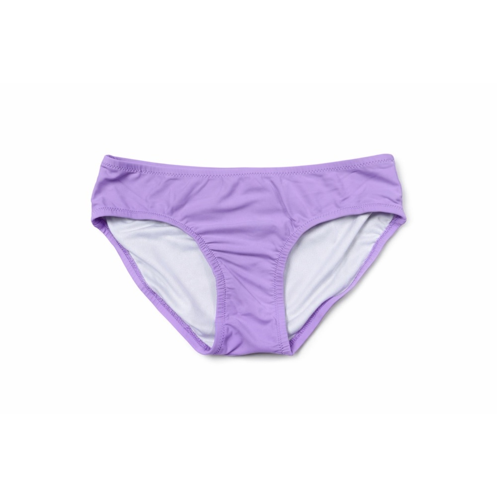Primary Light Purple Lilac Lavender Bikini Swim Bottoms Girls Size 12